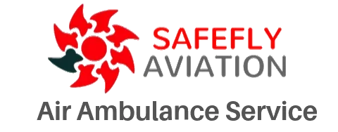Logo of air ambulance service by Safe Fly Aviation