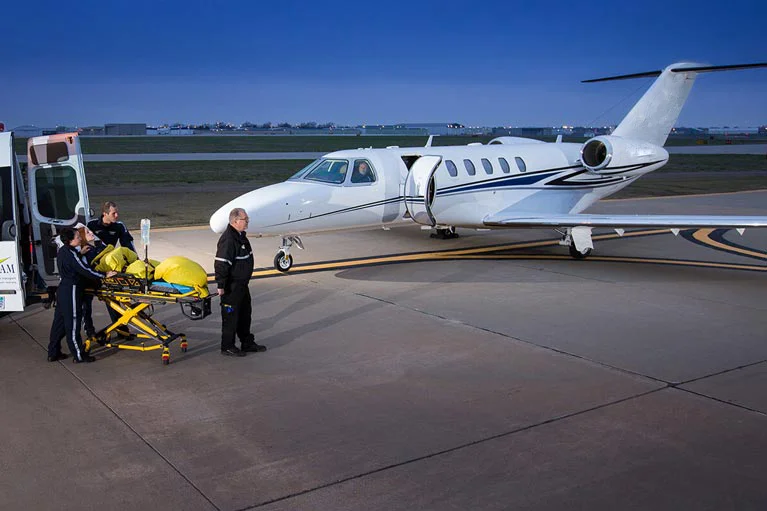 Medical tourism in India air ambulance service