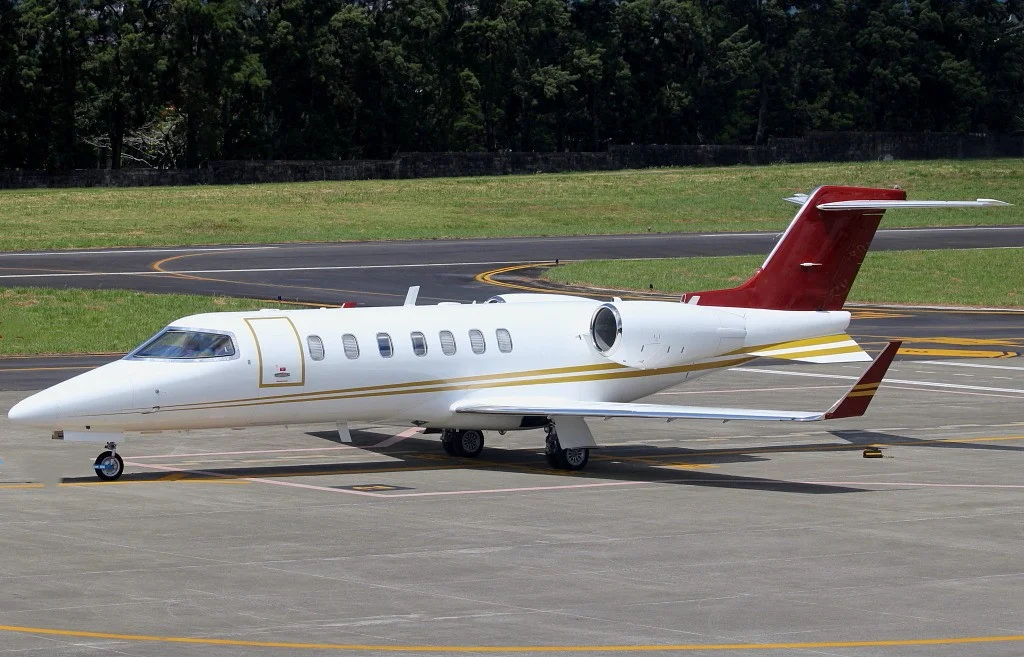 Learjet 40 light jet used for air ambulance transfers